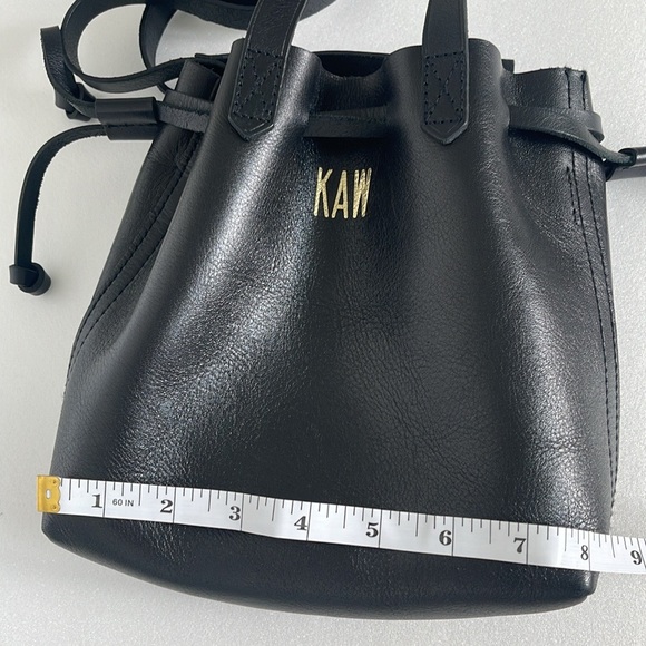 Madewell Small Drawstring transport Crossbody Leather Bag - Picture 6 of 7
